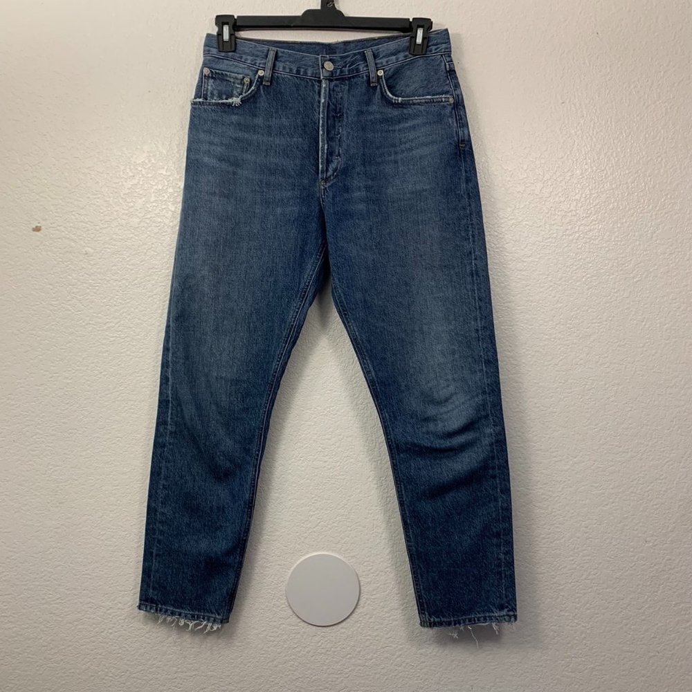 Agolde Jamie High Rise Classic Jeans Tapered Ankle